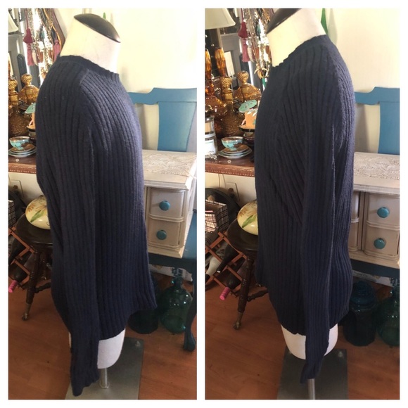 Navy Blue Sweater - Picture 3 of 6